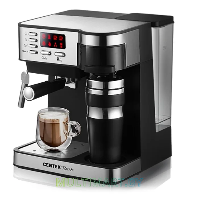 Рожковая бойлерная кофеварка CENTEK CT-1162